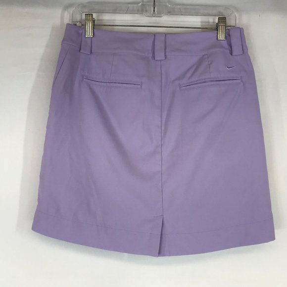 NIKE GOLF ~ WOMEN'S 4 ~ PURPLE DRI FIT POLYESTER GOLF SKORT/SKIRT - Picture 2 of 5